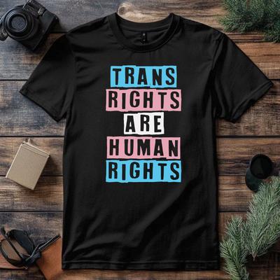 Trans Rights Are Human Rights T-shirt Gender Equality Support Top Unisex Tee
