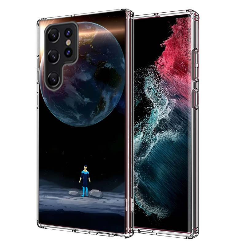 Cartoon Invincible Capa Phone Case For Samsung S26 Ultra S25 Edge Galaxy S23 S21 S20 S24 FE S22 S10 Plus Cover Clear TPU Shell C