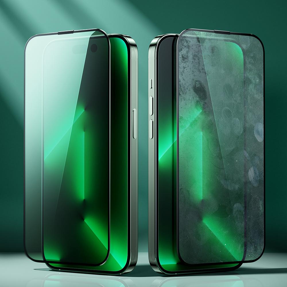 Joyroom Green Knight iPhone 14 Plus Tempered Glass - Full Screen & Blue Light Shield (JR-G03)