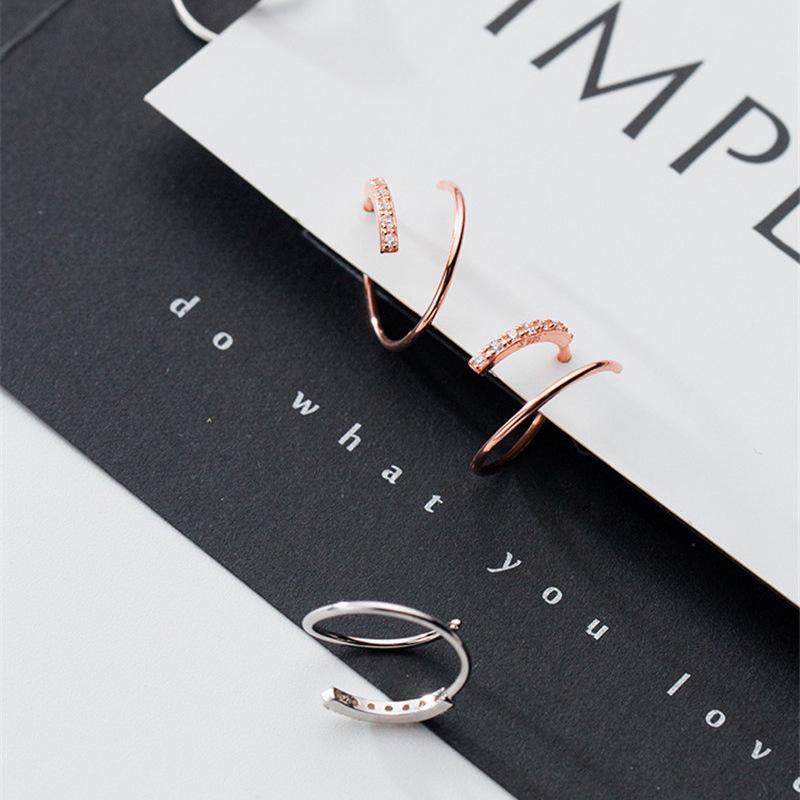 

Double-Layer Rhinestone Drop Earrings: Gold-Plated S925 Sterling Silver for Versatile, Luxurious Daily Wear 925 Sterling Silver