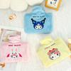 Large Capacity Cartoon Plush Hot Water Bottle with Removable Washable Cover for Stomach and Waist
