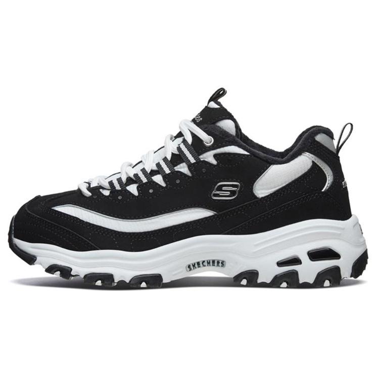 (WMNS) Skechers D Lites 1.0 White/Black Women s 66666125-BKW