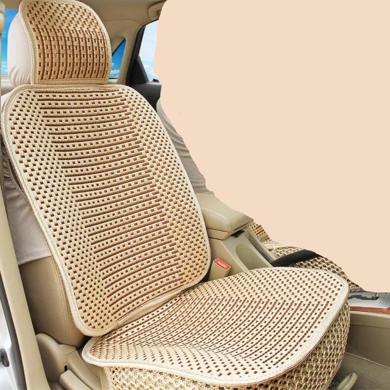 Universal Car Seat Cover Four Season Auto Ice Silk Breathable Seat Covers for Car Cool Seats Cover Protection Cars Accessorie золотой