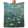 Almond Blossom Throw Blanket Luxurious Soft Fuzzy Blanket for Sofa Bed
