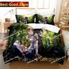 Sword Art Online Bedding Set Printed single Comforter Quilt Bed Cover Duvet Cover Pillow Case 3 Pieces Sets Kids Adult Size