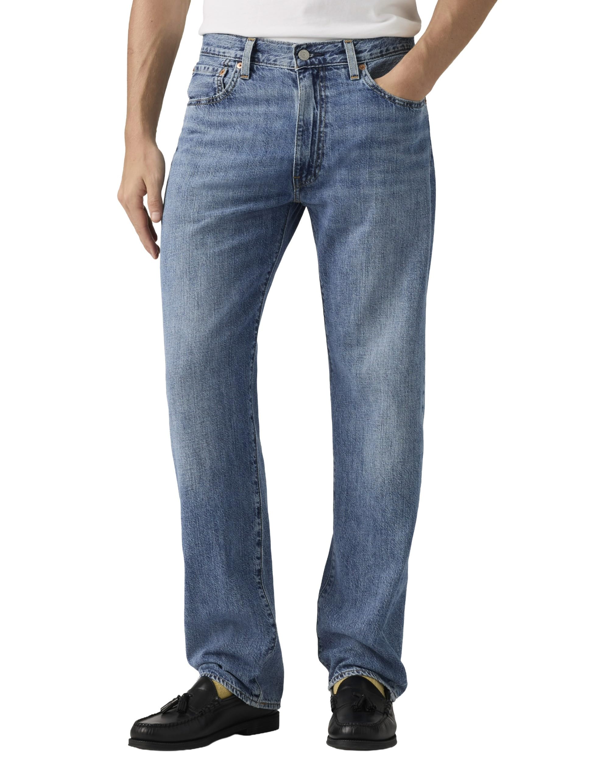 

Levi s 555(TM) Relaxed Straight Lightweight Linen Blend Jeans Men s 000LO-0053 US W33 L32