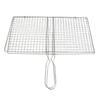 BBQ Grill Tools Grilling Basket Heat Resistant Handle Long Lasting Use