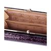 ANNA SUI Roomy Clasp Flap Long Wallet Wallet with Bill Compartment and Card Large Clasp Purple [New Color] Women's Slots, Capacity, Closure, 317971,