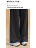 Plus Size Women's Extra Long High Waist Fleece Yoga Pants, Tall Fit, Loose Straight Leg, Casual Wide Leg, Winter Sportswear.