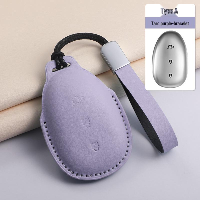 2024 Changan Qiyuan A07 Key Case - Blue Protective Shell for High Appearance Models from 2023 Onwards