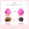 Herzförmige Reinigungsseife + Silikonpad, Make-up-Pinsel & Puderschwamm Reinigungsseife Beauty-Werkzeug & Puderschwamm Reinigungsseife