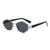 Vintage Retro Mirror Men Sunglasses for Female Sun Glasses Fashion Metal Polygon Women Sunglasses Brand Designer Uv400