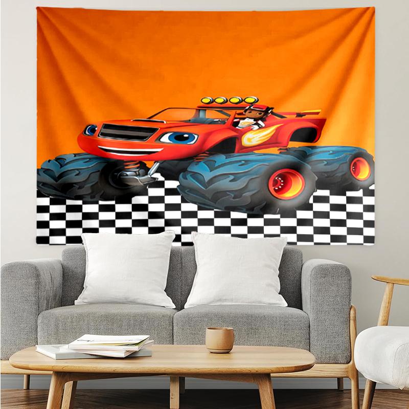 LKW-Druck Wandteppich, Hintergrund, Einfache Montage, Ideal für Schlafzimmer, Büro & Wohnzimmer, mit Ästhetischer Wanddekoration.