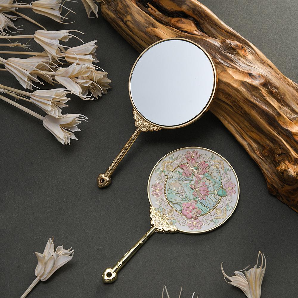 Forbidden City Antique-Style Travel Makeup Mirror - Souvenir & Party Favor Gift