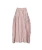 BMUETTE Pink Gingham Check Line Detail Voluminous Skirt