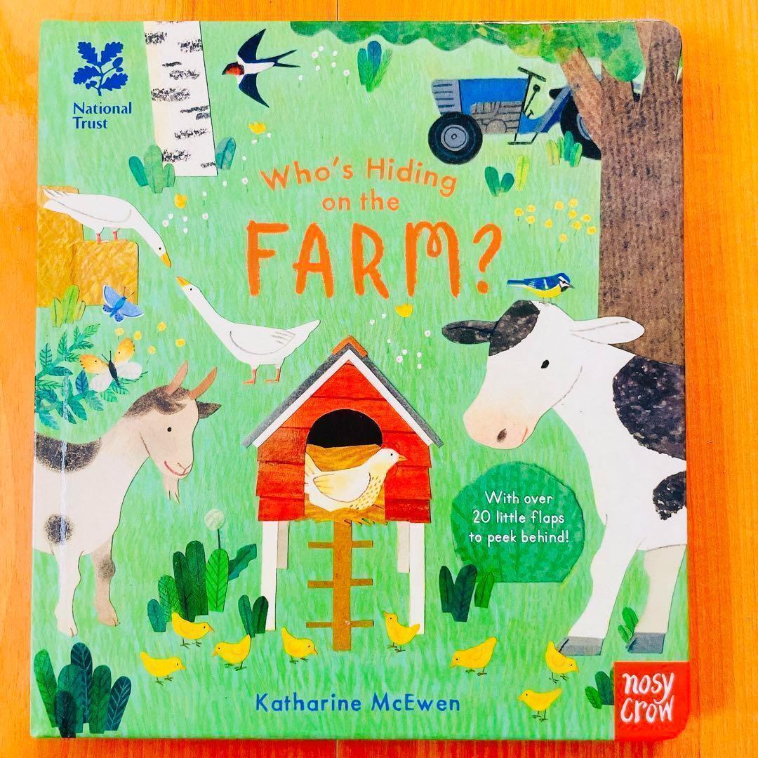 

[USED] English Picture Book Who s Hiding on the Farm Pop-up Picture Book English Book