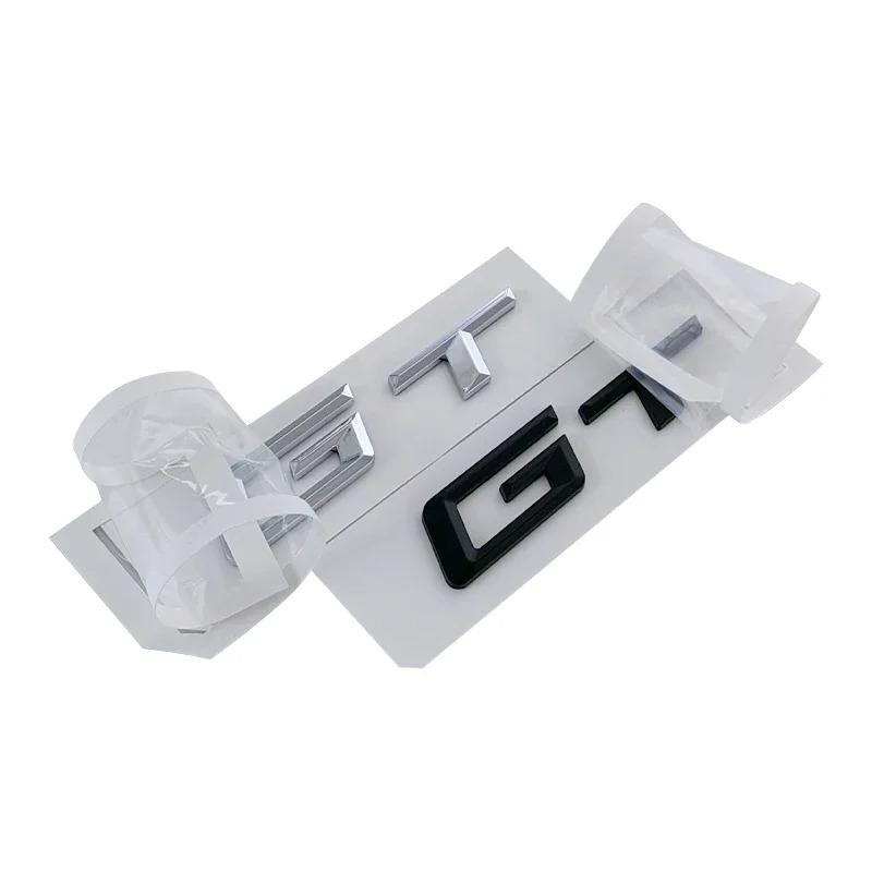 3D ABS Car Trunk Letters GT Emblem Badge Sticker For BMW 3 Series 5 Series GT E36 F07 F34 G32 320d 530 650 Auto Accessories