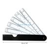 Y3NA Fan-Style Scale Ruler with 5 Flexible Ruler for Engineering Architects