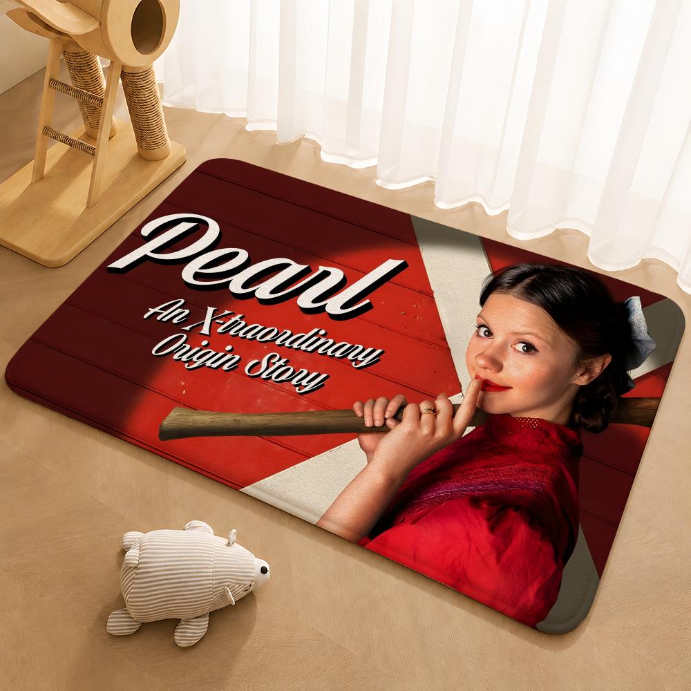 Pearl 2022 Horror Film Floor Mat Floor Mat Soft Flannel Non-Slip Door  Rug for Living Room