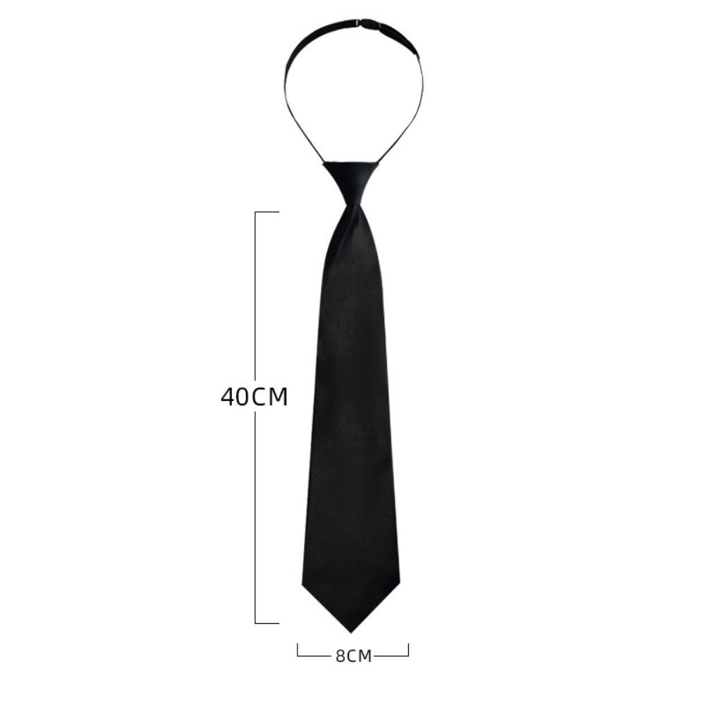 Xianyi Japanese College Style Shirt Black Tie Women's Lazy Shirt Solid Color No-tie Clothing Accessories P21
