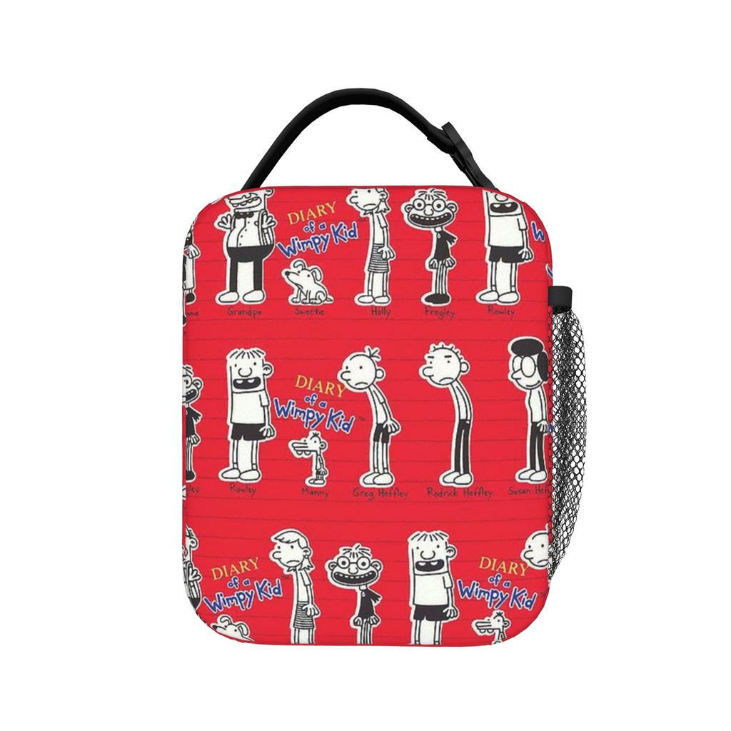 Diary Of A Wimpy Thermal Insulated Lunch Bag for Picnic Portable Food Bag Men Women Thermal Cooler Food Box