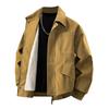 Men's Trendy Plus Velvet Cotton Jacket - Autumn/Winter Japanese Style Leather Jacket