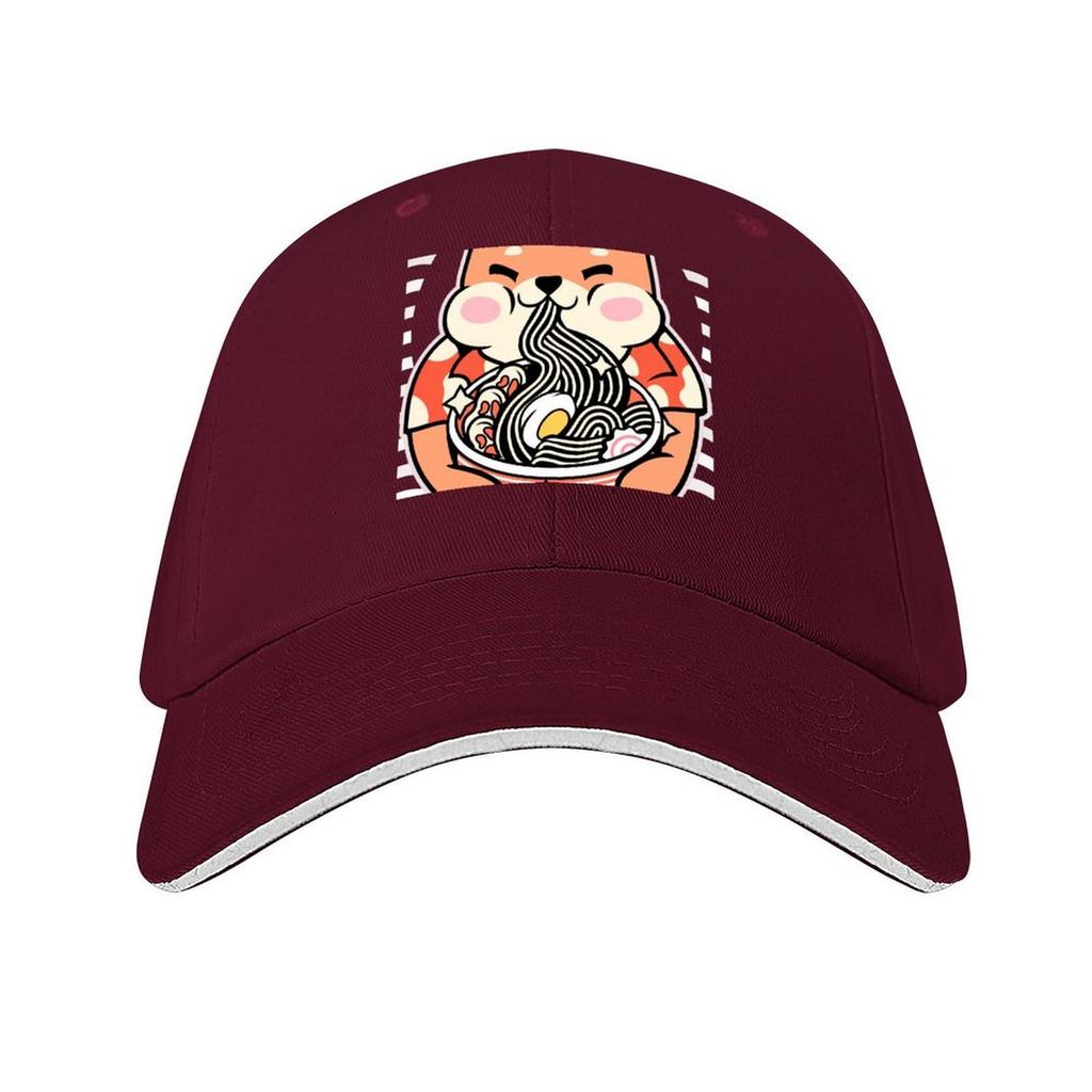 Shiba Nudeln Baseballkappe Trucker Cap Golfbekleidung Wintermütze Golfmütze echt Damenmützen Herren