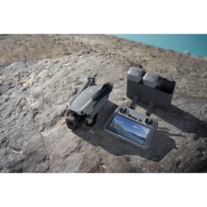 Drone - DJI - Air 3S Fly More Combo (- DJI - RC 2) - Double Caméra CMOS 1" et Télécam 70mm - 14 Stops de Plage Dynamique - RTH Int
