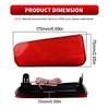2PCS Canbus LED Rear Bumper Reflector Tail Brake Light For Toyota Alphard Vellfire 30 Series 2015 2016 2017 2018 Car Accessories