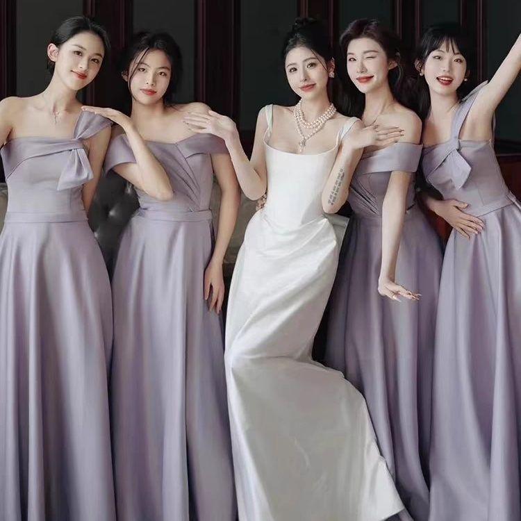 2025 Purple Bridesmaid & Evening Dress for Women