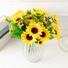 Artificial Flowers Sunflower Sunflower Bouquet for a 30 Cm Vase Composition