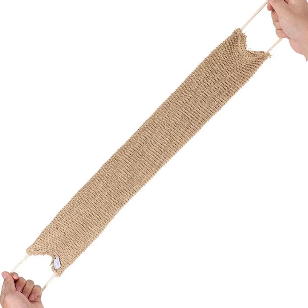 Natural Jute Exfoliating Gloves Deep Cleanse Bath Towel Bath Massage Gloves Spa Treatment