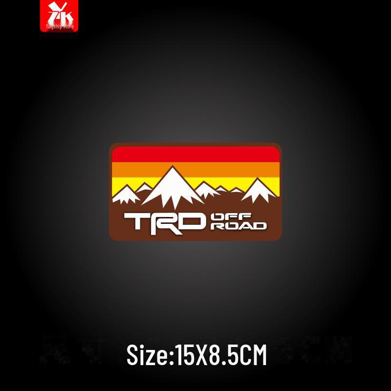 TRD Prado FJ Cruiser Off-Road Bakrutsdekal