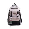 Backpack Women's School Bag Junior High School Student Large Capacity Student Backpack Lightweight Versatile Contrast Color Backpack
