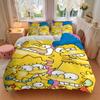 3Pcs Simpsons Family Portrait Bedding Sets For All Sizes New 3D Printed Bed Cover Comforter Duvet Cover Pillowcase Bedroom Decoration