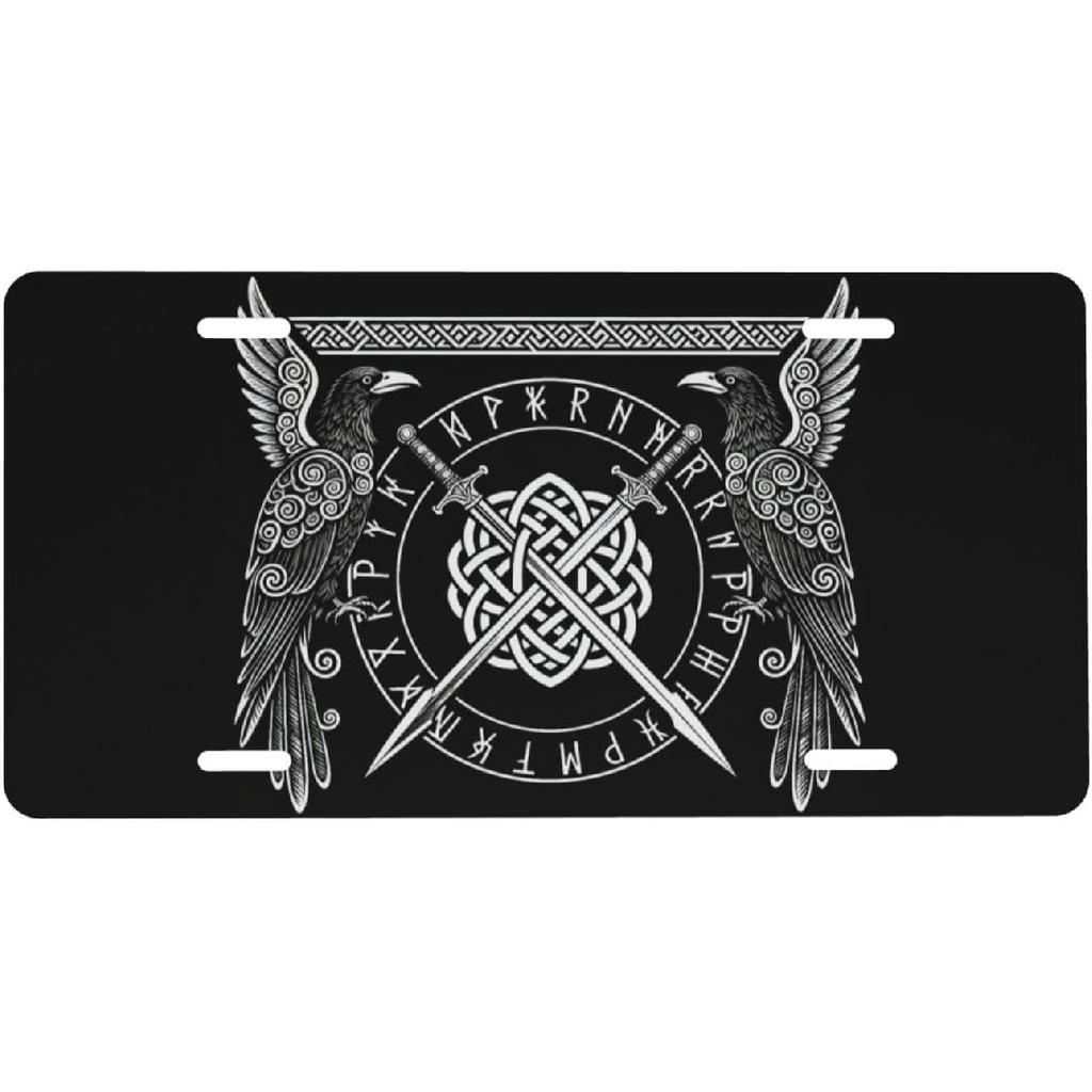 Wildflower Flower Art Front License Plate for Women Car Vanity Plates Decorative Aluminum Metal Cute Novelty License Plate Cover for Men 6x12 Inch (4