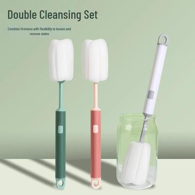 Long Handle Baby Bottle & Kettle Cleaning Brush - No Dead Angle, Wash Cups & Insulated Cups Effortlessly
