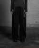 LONDON PARFUMS ARCHIVE Distressed Low Sweat Pants Black