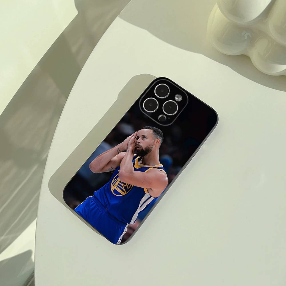 C-30- Curry Phone Case For iPhone 17,16,15,14,13,12,11 Pro Max,16Plus,XS Lightweight and practical Soft Black Cover