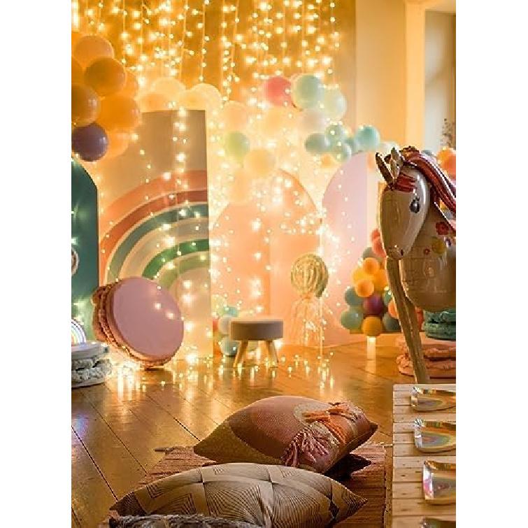 Brightown 12 Pack 7ft Battery Operated LED Fairy Lights for Xmas Decoration