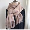Imitation Cashmere Checkerboard Plaid Scarf for Men and Women European American Korean and Japanese Style Thickened Warm Tassel Shawl Scarf