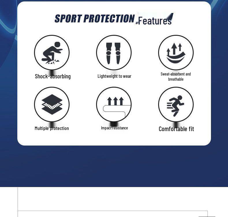 T10 Off-Road Motorcycle Knee Pads - Anti-Fall, Anti-Collision Protective Gear