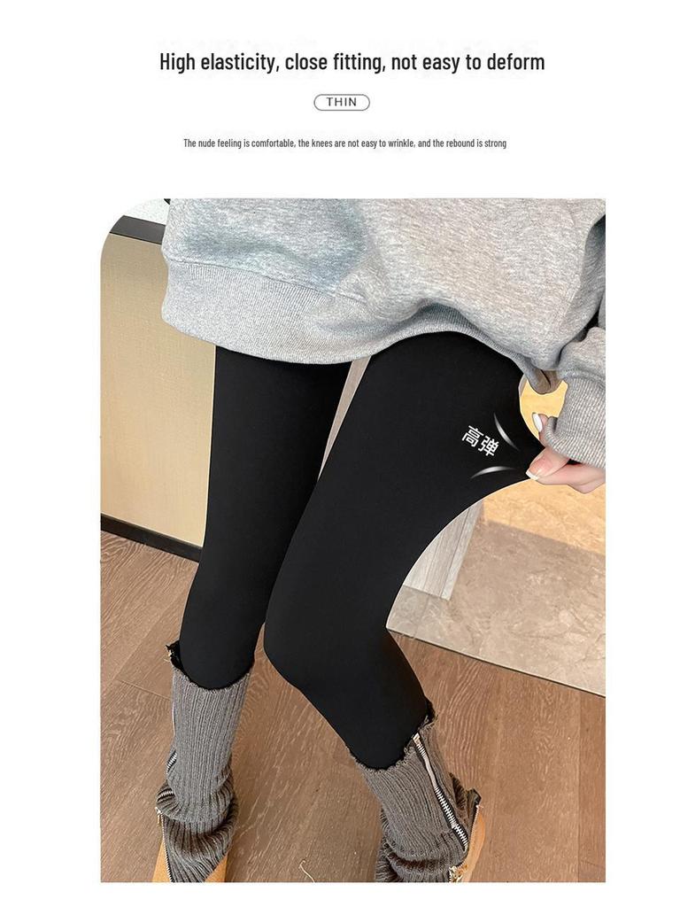 Kadın Yüksek Bel Köpekbalığı Pantolonu: Sonbahar/Kış 2025 Karın ve Kalça Toparlayıcı Yoga ve Fitness Taytları, Barbie Plus Kadife.