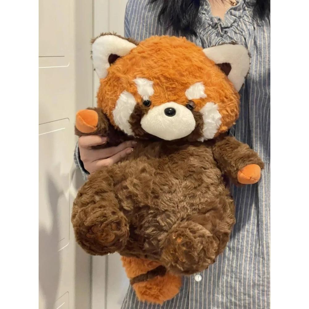 25/35cm Cute Raccoon Panda Plush Toys Cute Soft Stuffed Pillow Simulation Forest Animals Plush Toys for Kids Gift