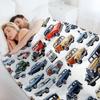 CAR COLLECTION Throw Blanket Hairy Moving Blankets For Bed Manga Blankets