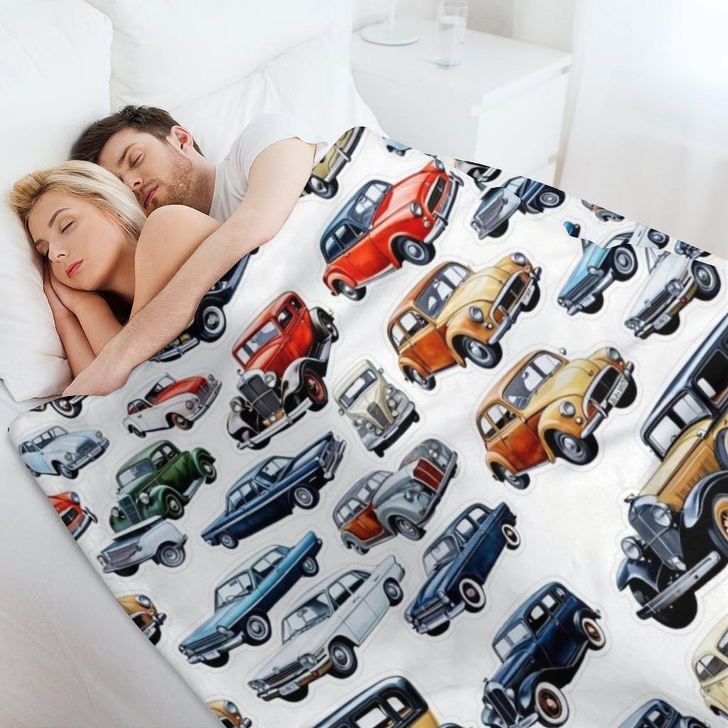 CAR COLLECTION Throw Blanket Hairy Moving Blankets For Bed Manga Blankets