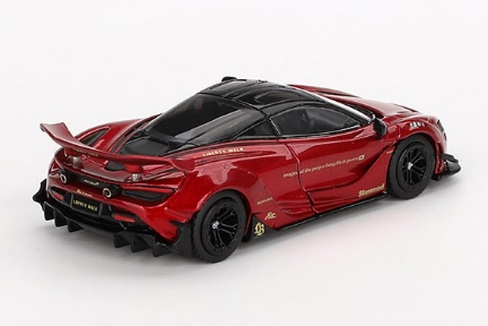 MINI GT Scale McLaren 720S Gem Red Finished Product 1/64 LBWorks (Left-Hand Drive)
