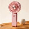 Foldable Portable Electric Fan Quiet Operation Neck Hanging Small Fan Personal Cooling Fan  Summer