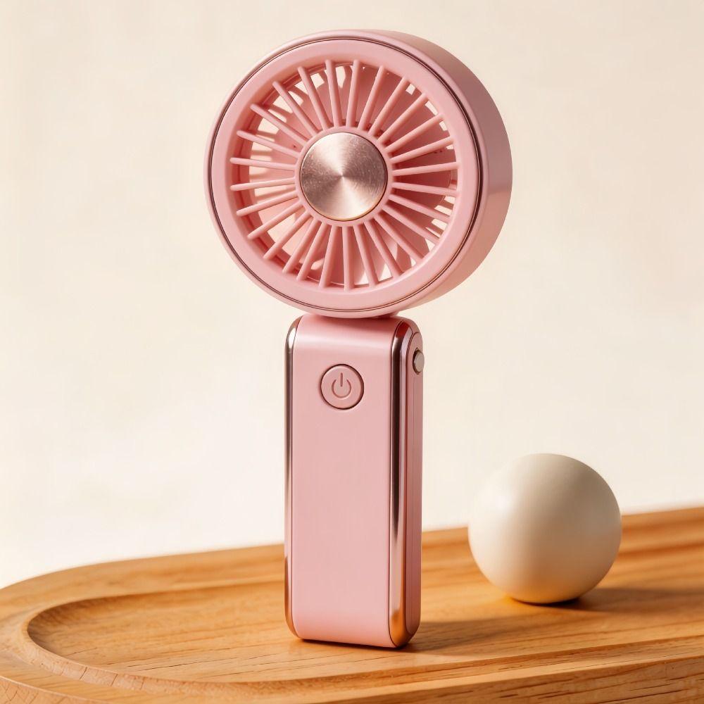 Foldable Portable Electric Fan Quiet Operation Neck Hanging Small Fan Personal Cooling Fan  Summer