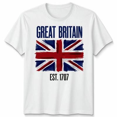 Union Jack Flag Unisex T Shirt British Pride United Kingdom Patriotism